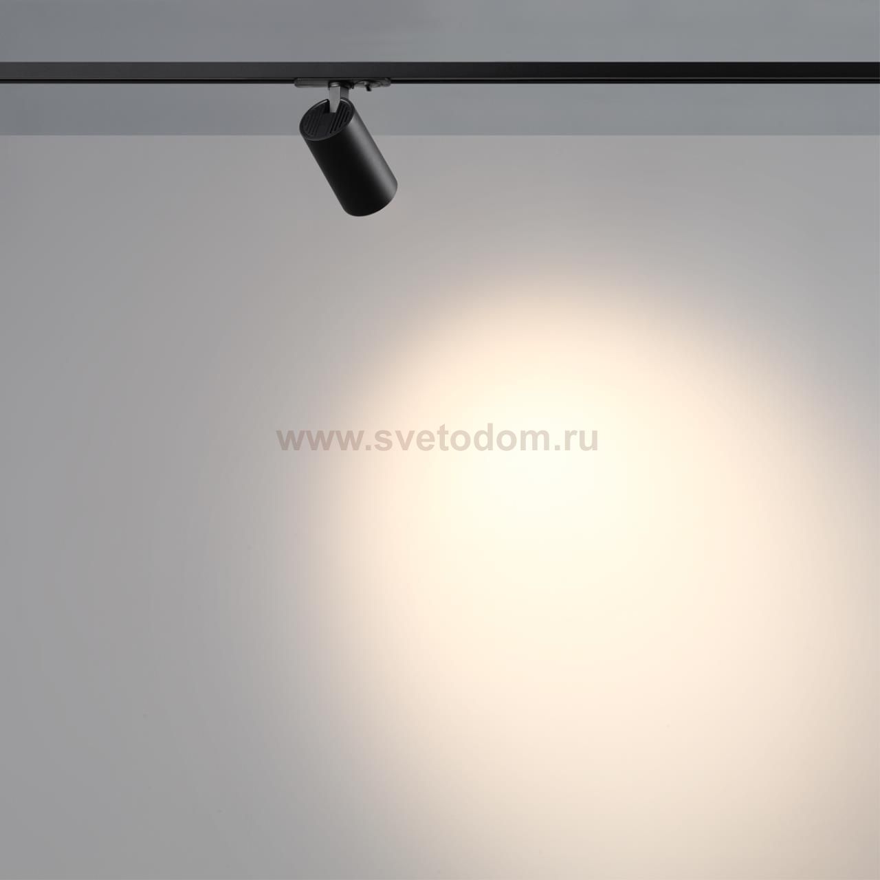 359909 PORT NT26 000 черный Светильник трековый однофазный двухжильный IP20 LED 15W 220-240V 3000К SELENE