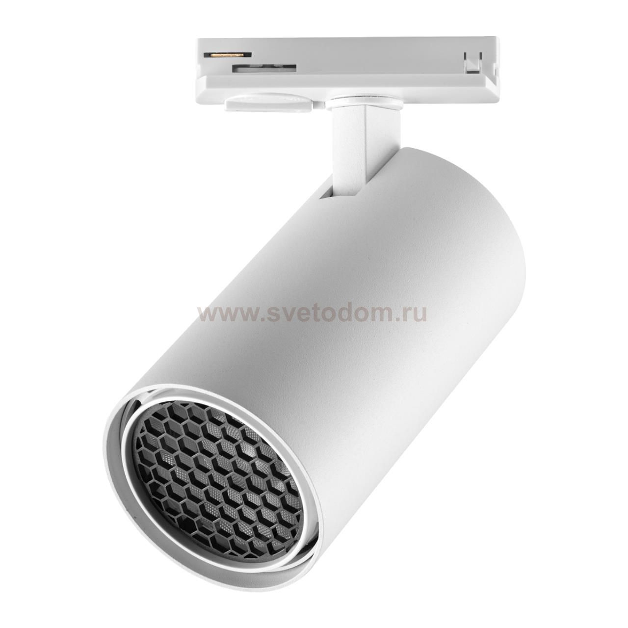 359916 PORT NT26 000 белый Светильник трековый однофазный двухжильный IP20 LED 20W 220-240V 3000К SELENE