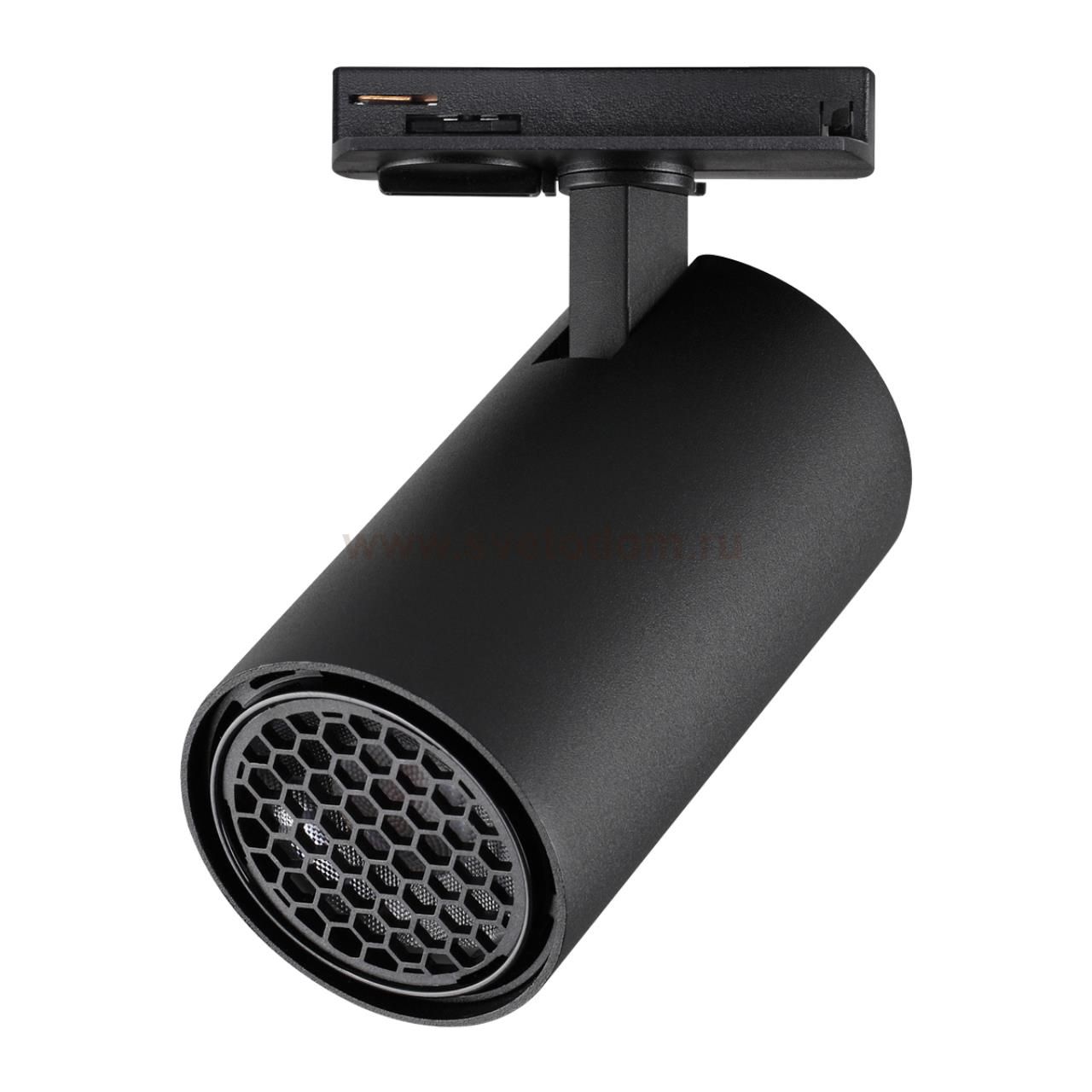 359917 PORT NT26 000 черный Светильник трековый однофазный двухжильный IP20 LED 20W 220-240V 3000К SELENE