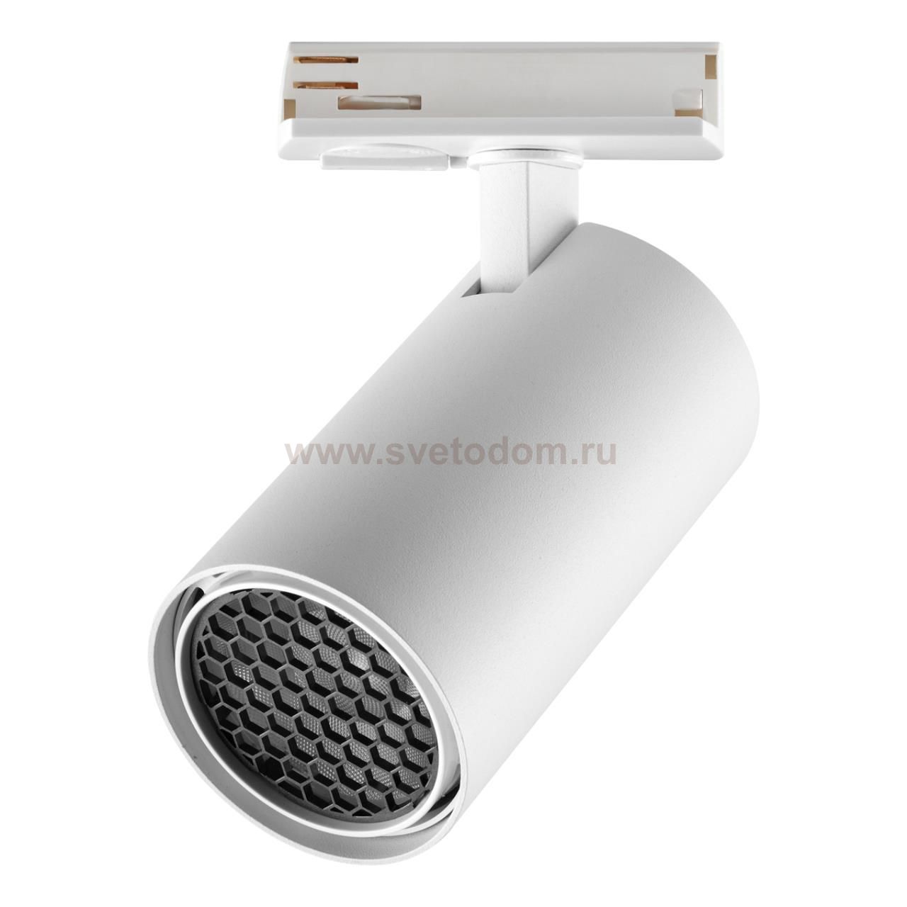 359920 PORT NT26 000 белый Светильник однофазный трехжильный трековый IP20 LED 20W 220-240V 3000К SELENE