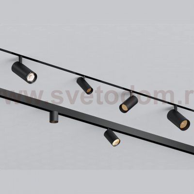 359960 PORT NT25 220 черный Трековый светильник с переключ. цв. темпер. IP20 LED 3000К\4000К\6000К 30W 90-240V VECTOR