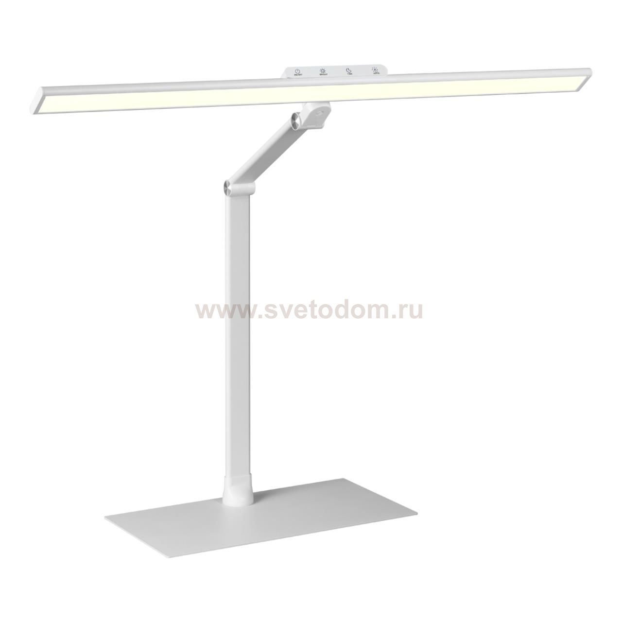 359966 LEDO NT26 000 белый Лампа настольная диммируемая полного спектра IP20 LED 24W 220V 4000K 1670Лм STUDI