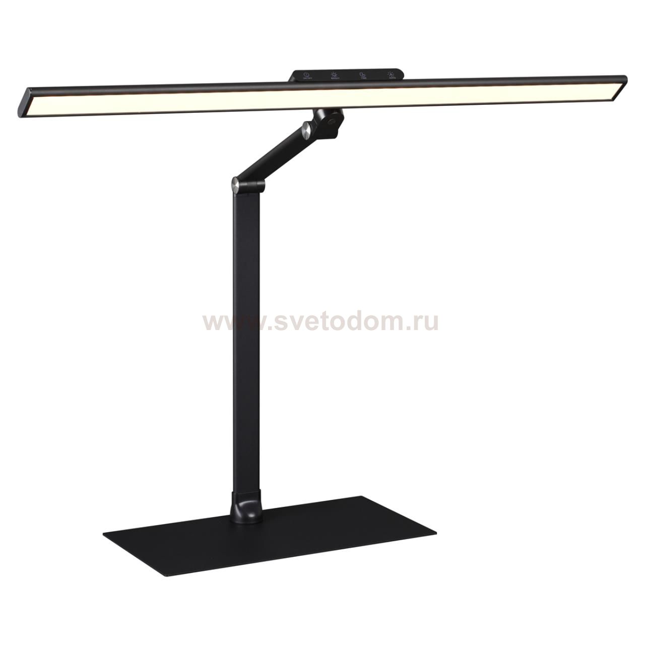 359967 LEDO NT26 000 черный Лампа настольная диммируемая полного спектра IP20 LED 24W 220V 4000K 1670Лм STUDI