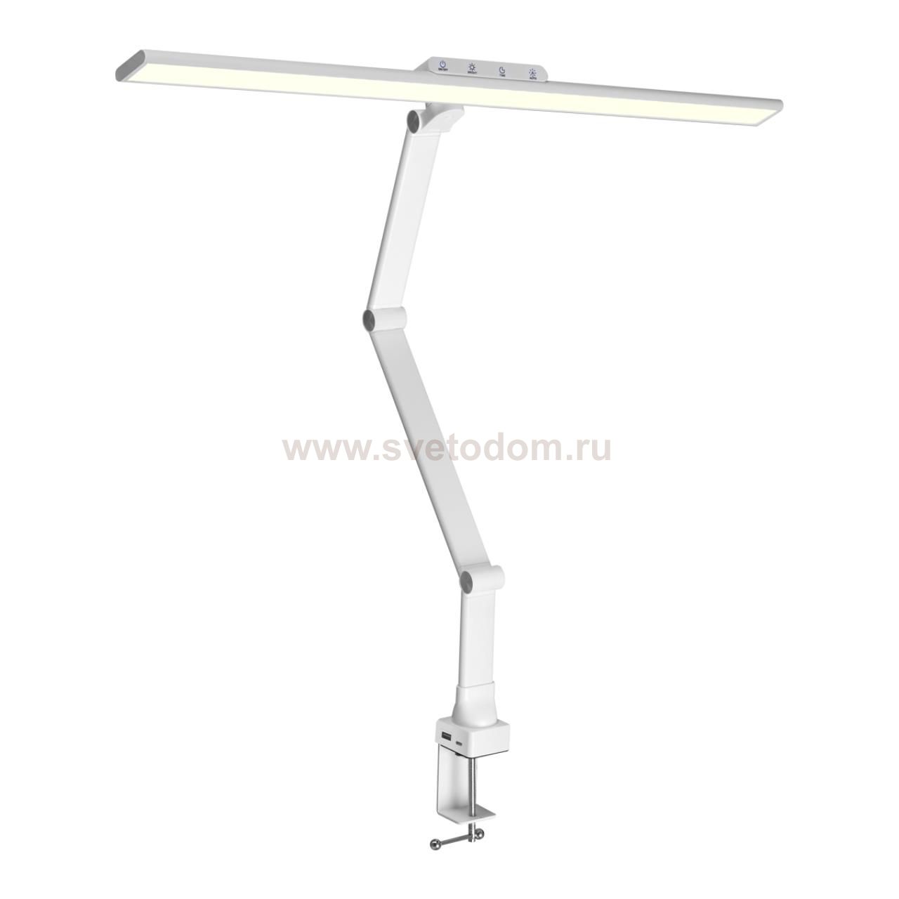 359968 LEDO NT26 000 белый Лампа настольная диммируемая полного спектра IP20 LED 24W 220V 4000K 1670Лм STUDI