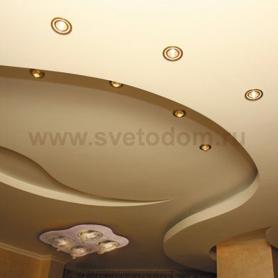 Стандартный встраиваемый поворотный светильник Novotech 369102 CROWN