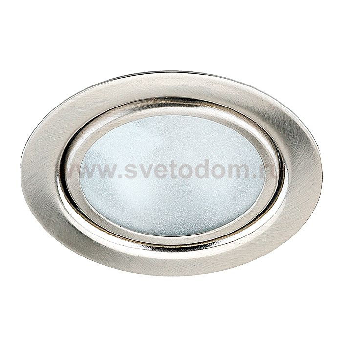 Встраиваемый неповоротный светильник с защитным стеклом (лампа в комплект не входит) Novotech 369120 FLAT