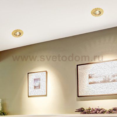 Точечный встраиваемый светильник Novotech 369823 FLOWER