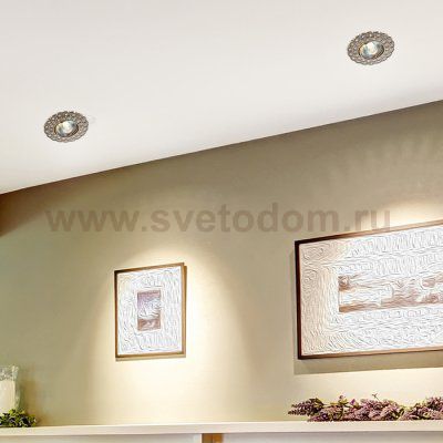 Точечный встраиваемый светильник Novotech 369824 FLOWER