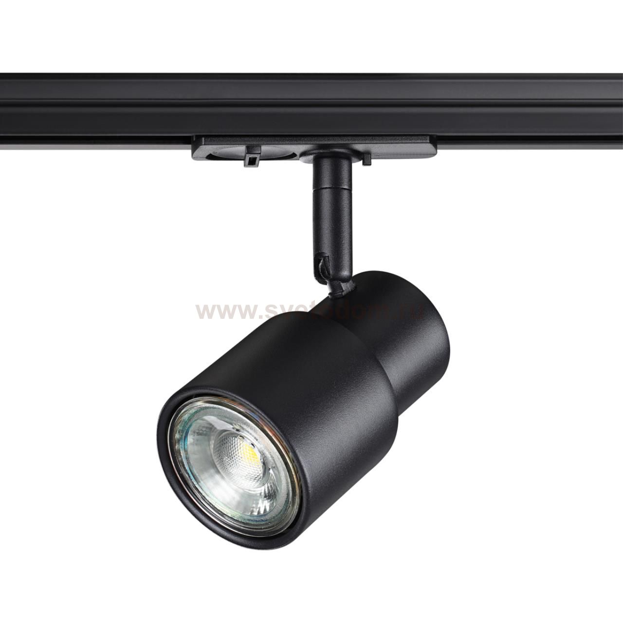 Светильник трековый для однофазного двухжильного (универсального) шинопровода Novotech 370926 MOLO