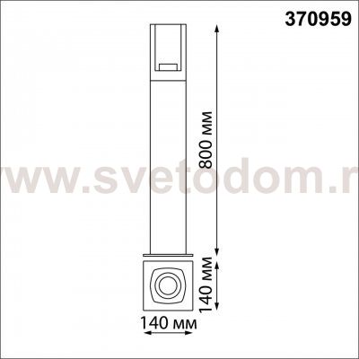 Встраиваемый стандартный светильник 370959 FIORI