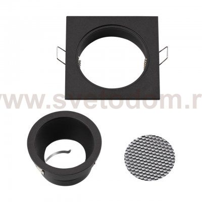 371002 WIR NT25 000 черный Светильник встраиваемый IP20 GU10 50W 220-240V MORUS