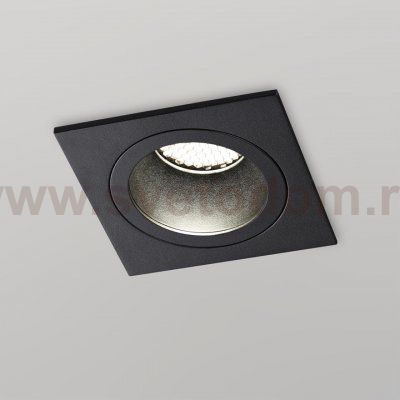 371006 WIR NT25 000 черный Светильник встраиваемый IP20 GX53 12W 220-240V GEMINI
