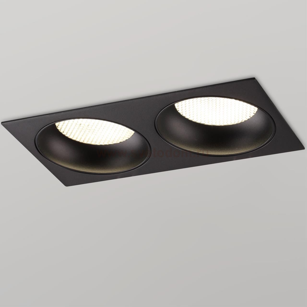 371008 WIR NT25 000 черный Светильник встраиваемый IP20 GX53 12W 220-240V GEMINI