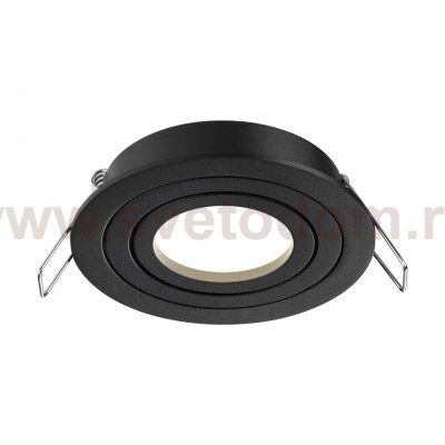 371018 WIR NT25 576 черный Светильник встраиваемый поворотный IP20 GU10 50W 220-240V MORUS