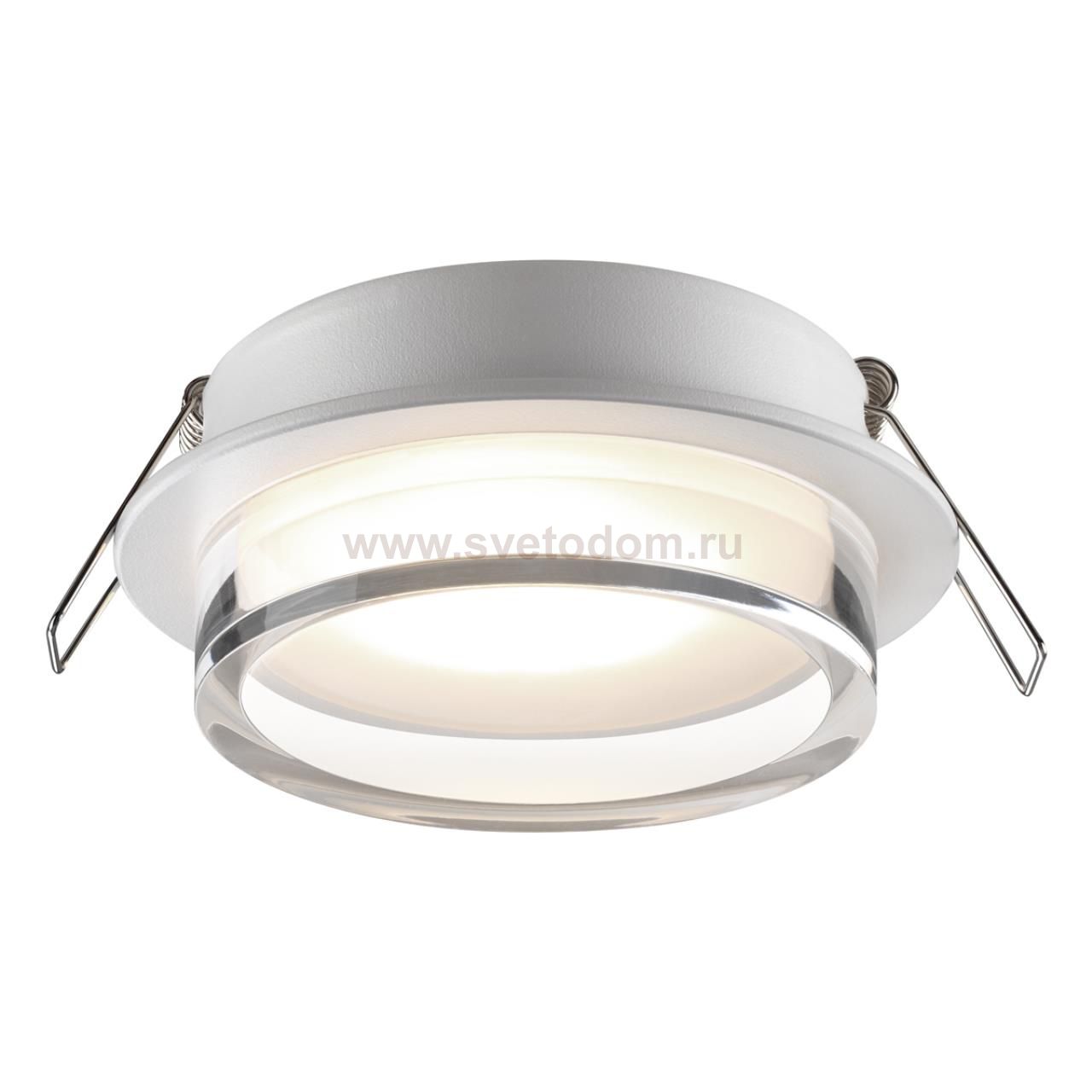 371025 WIR NT25 570 белый Светильник встраиваемый IP20 GX53 12Вт 220-240V GEM