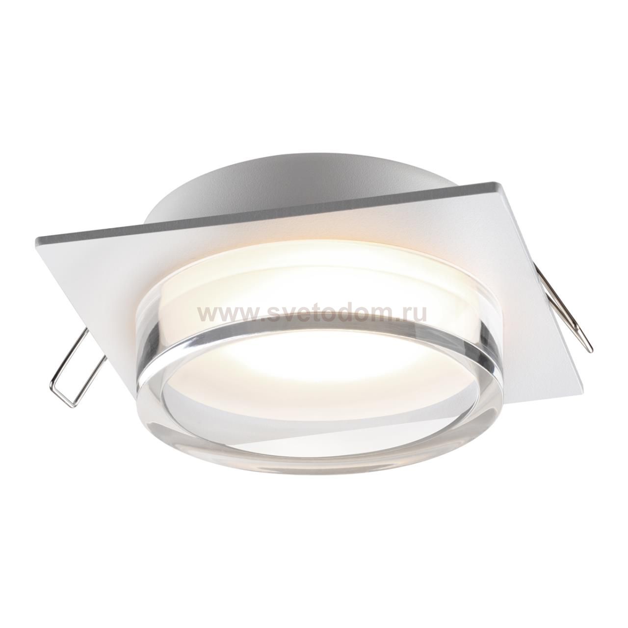 371027 WIR NT25 570 белый Светильник встраиваемый IP20 GX53 12Вт 220-240V GEM