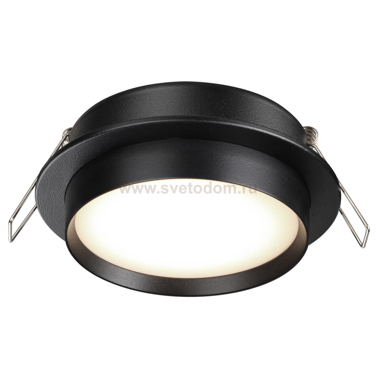 371032 WIR NT25 571 черный Светильник встраиваемый IP20 GX53 12Вт 220-240V LIRIO