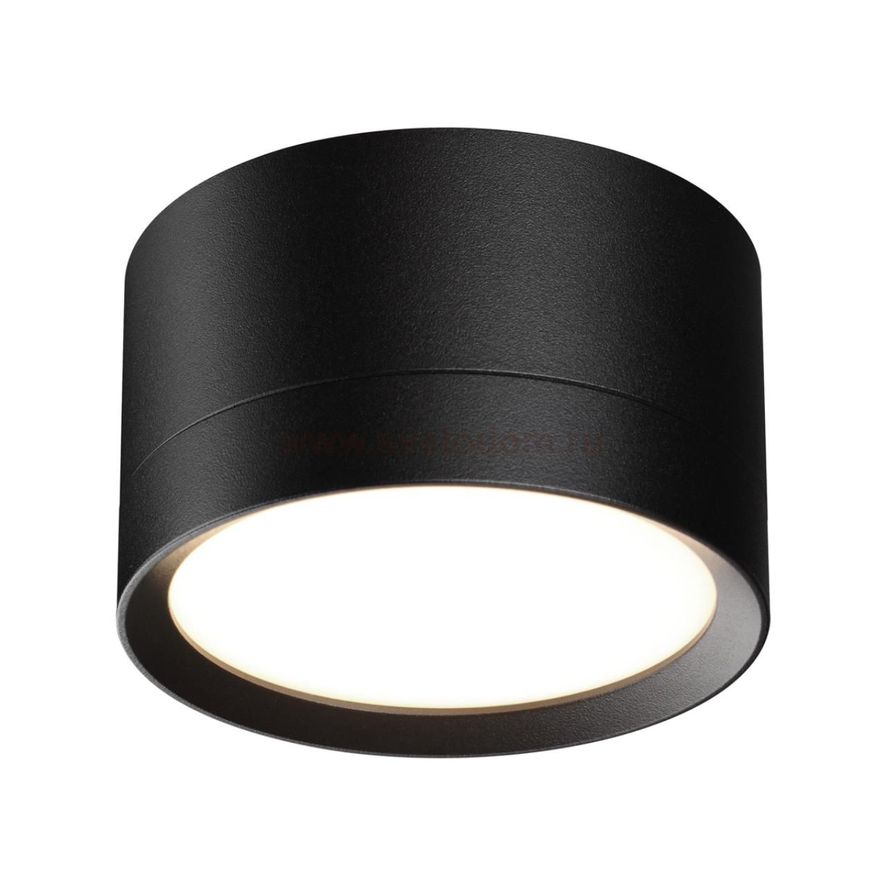 371034 OVER NT25 459 черный Светильник накладной IP20 GX53 12Вт 220-240V LIRIO