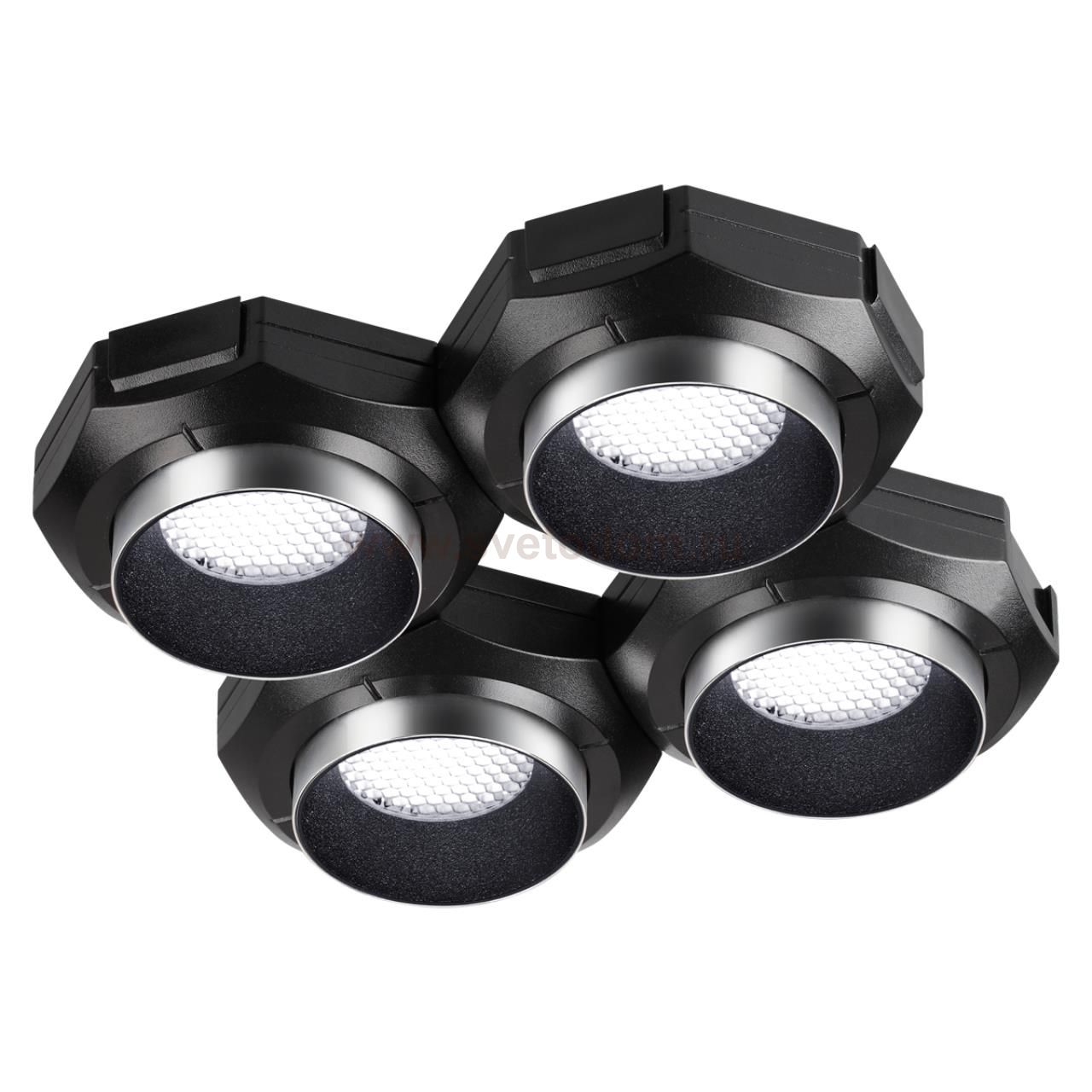 371056 WIR NT26 000 черный Светильник встраиваемый в натяжной потолок IP20 GU10 max.12W 220V VARIO