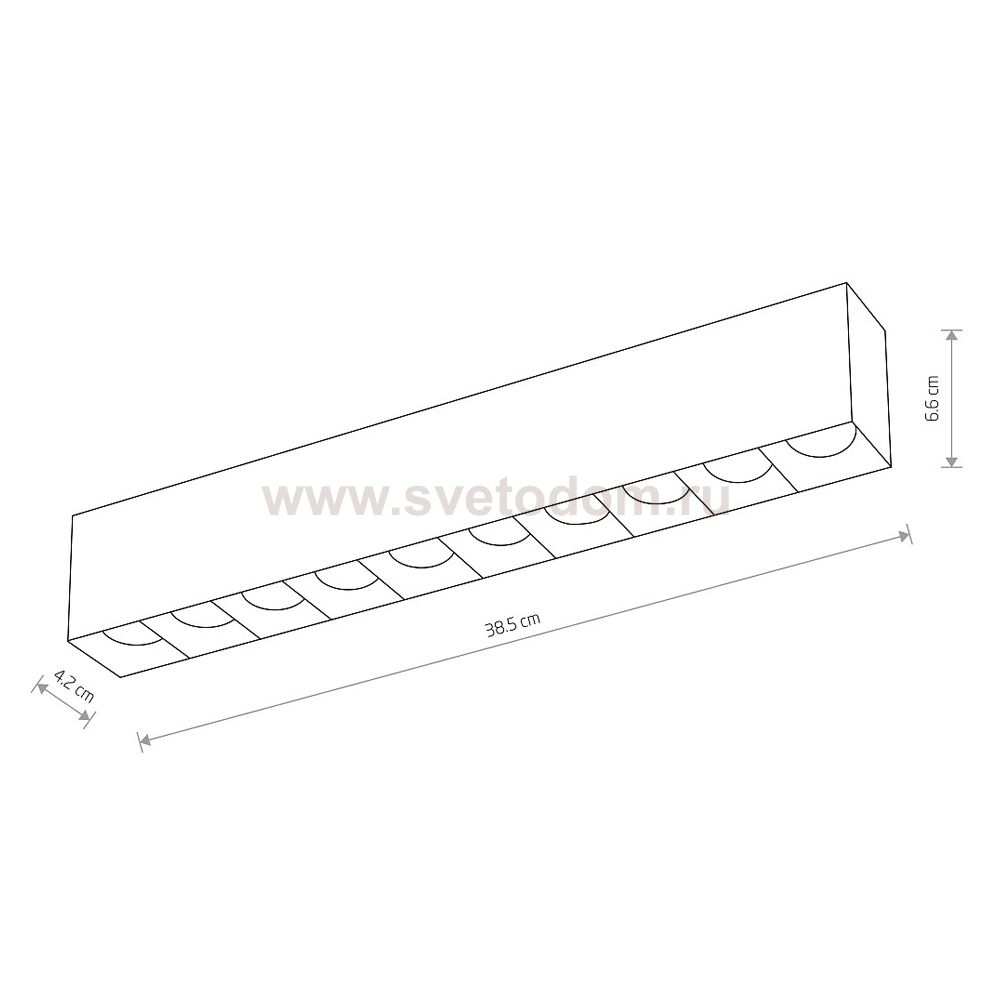 Накладной светильник Nowodvorski Midi Led 10053