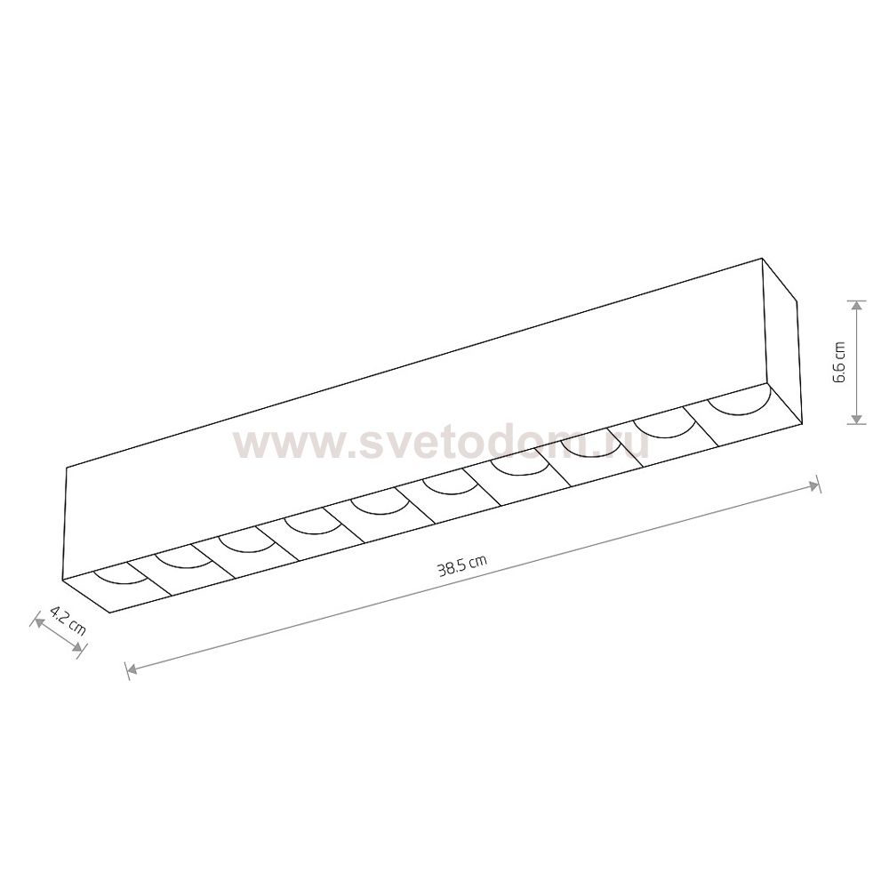 Накладной светильник Nowodvorski Midi Led 10056