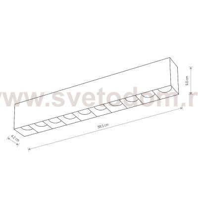 Накладной светильник Nowodvorski Midi Led 10056