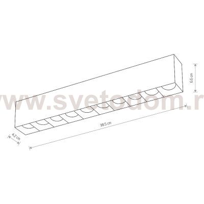 Накладной светильник Nowodvorski Midi Led 10060
