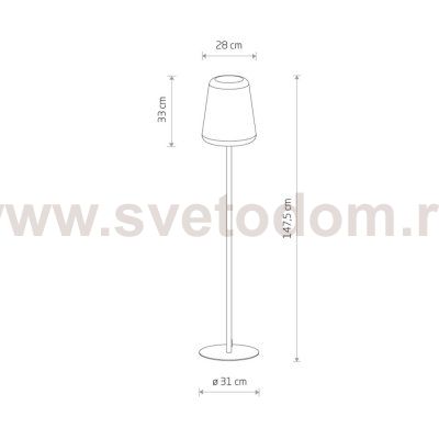 Торшер Nowodvorski Patio 10105