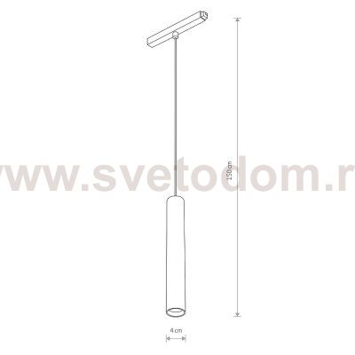 Трековый светильник Nowodvorski Lvm Roller 10146