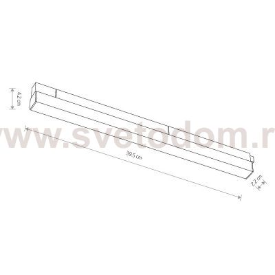 Трековый светильник Nowodvorski Lvm Line 10148