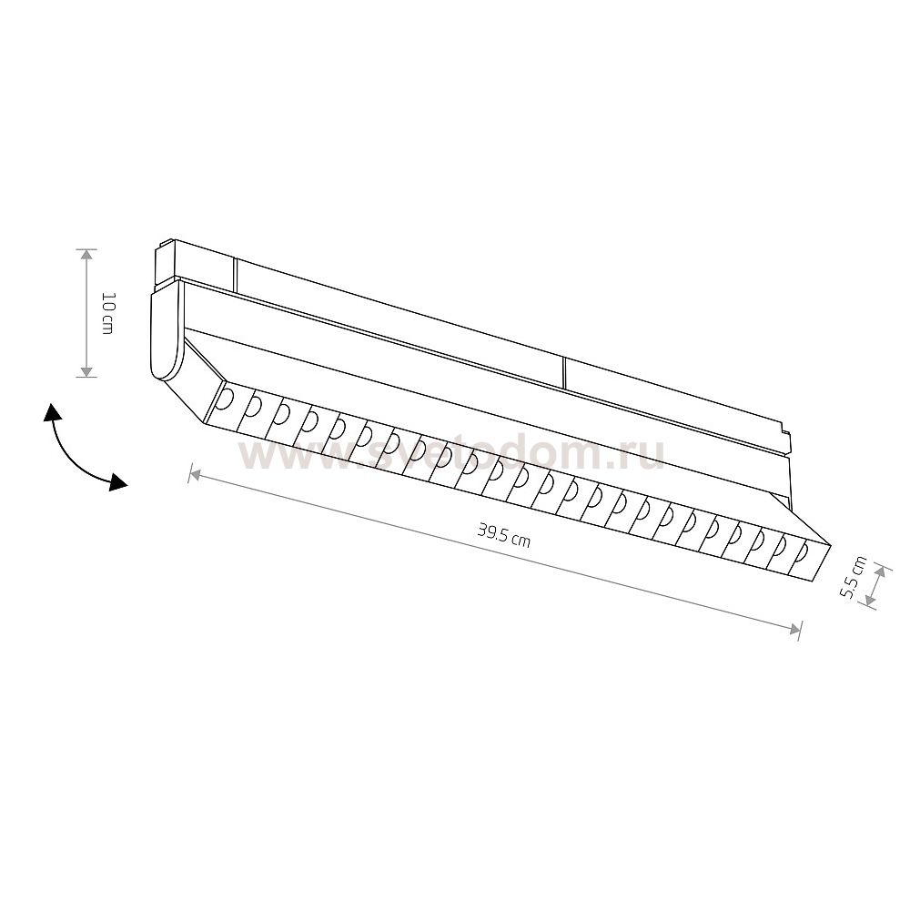 Трековый светильник Nowodvorski Focus Led 10151