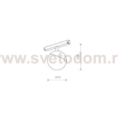 Трековый светильник Nowodvorski Lid 10152