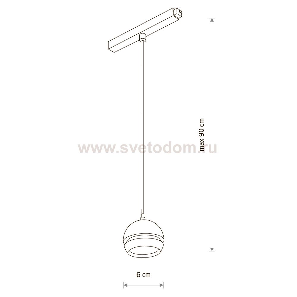 Трековый светильник Nowodvorski Lvm Slot 10154
