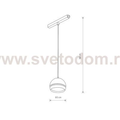 Трековый светильник Nowodvorski Lvm Slot 10155