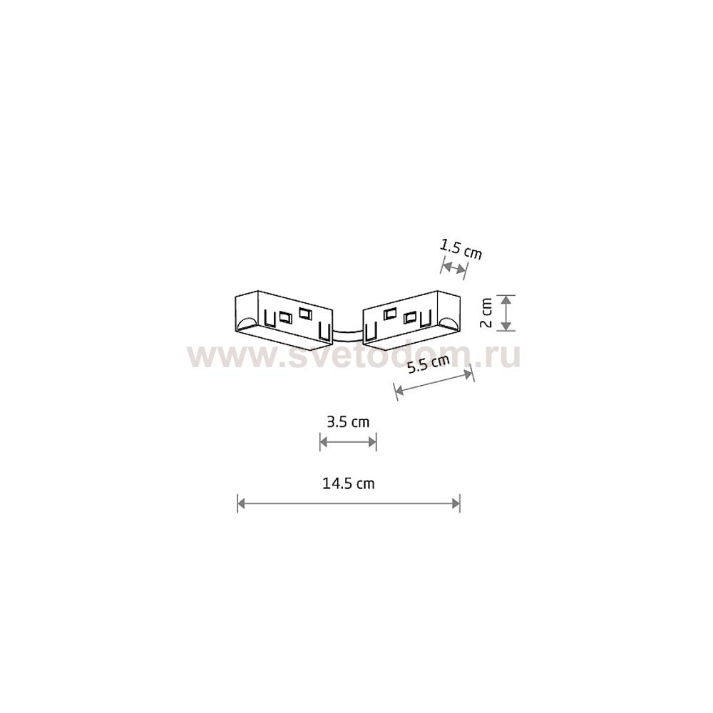 Коннектор прямой Nowodvorski Lvm 10167