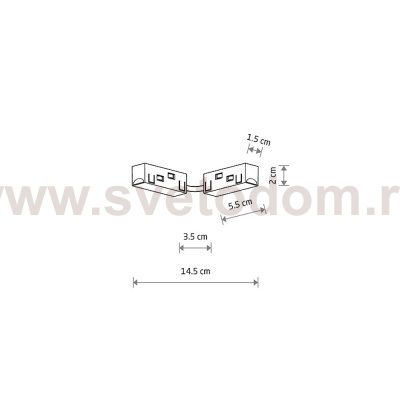 Коннектор прямой Nowodvorski Lvm 10167