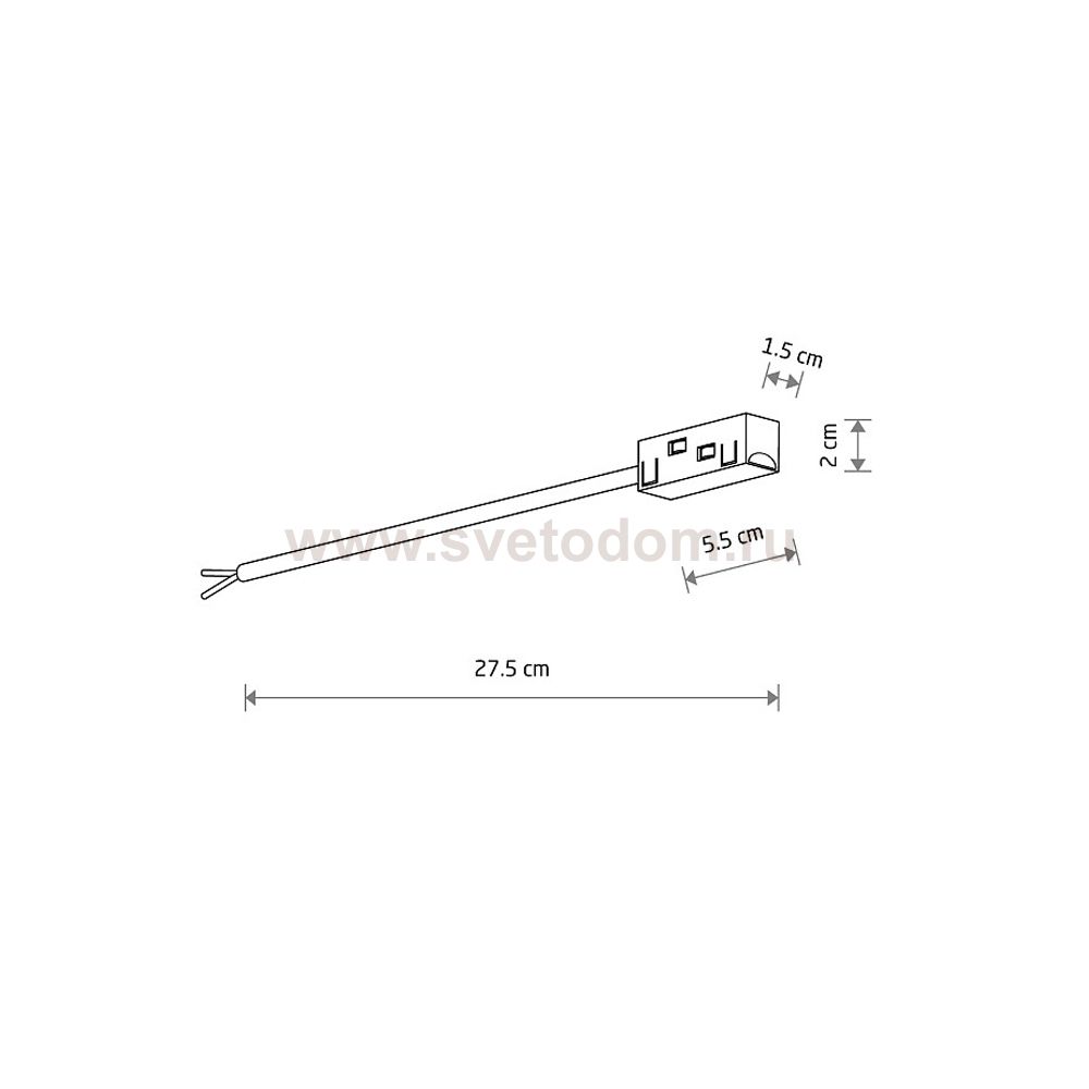 Источник питания для системы трекового освещения Lvm 10168