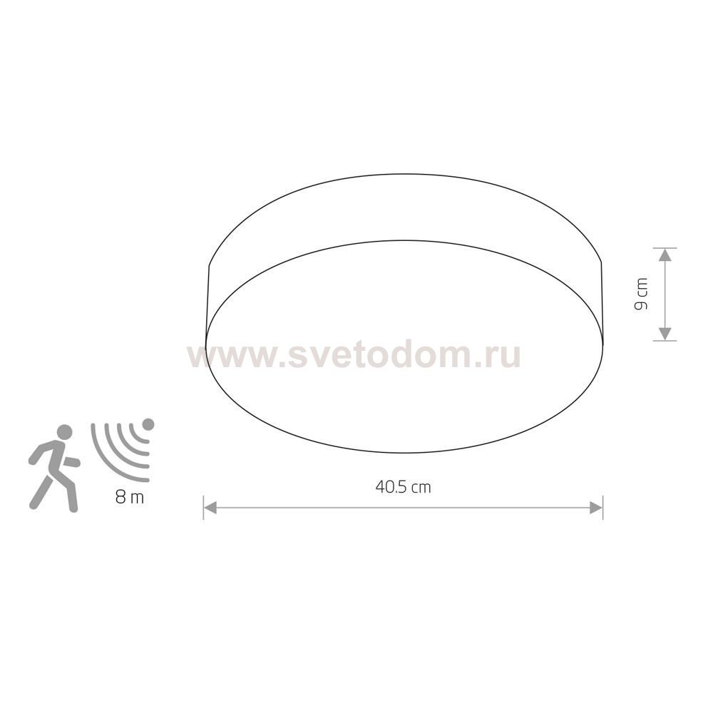 Потолочный cветильник Nowodvorski Arena Graphite (Cерия Arena, Цвет Графит) арт. 10181