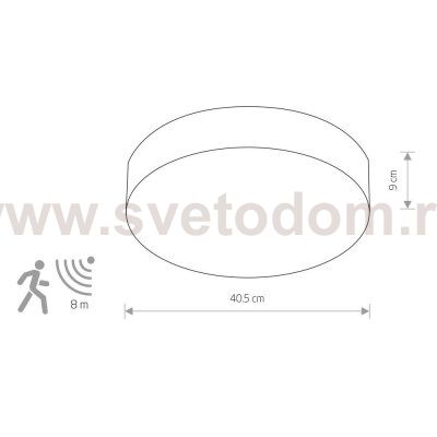 Потолочный cветильник Nowodvorski Arena Graphite (Cерия Arena, Цвет Графит) арт. 10181