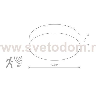 Потолочный cветильник Nowodvorski Arena White (Cерия Arena, Цвет Белый) арт. 10186