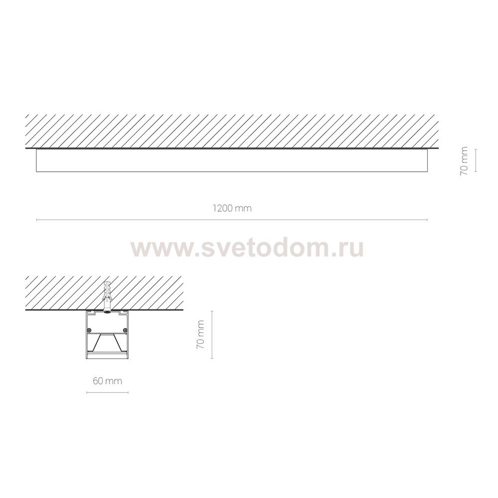 Накладной светильник Nowodvorski Office Pro Led Black (Cерия Office Pro Led, Цвет Черный) арт. 10210