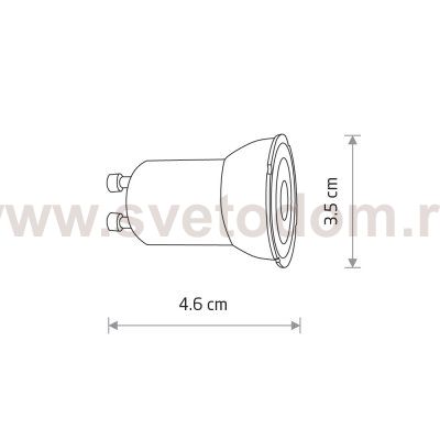Лампа светодиодная Nowodvorski Reflector Led White (Cерия Reflector Led, Цвет Белый) арт. 10231