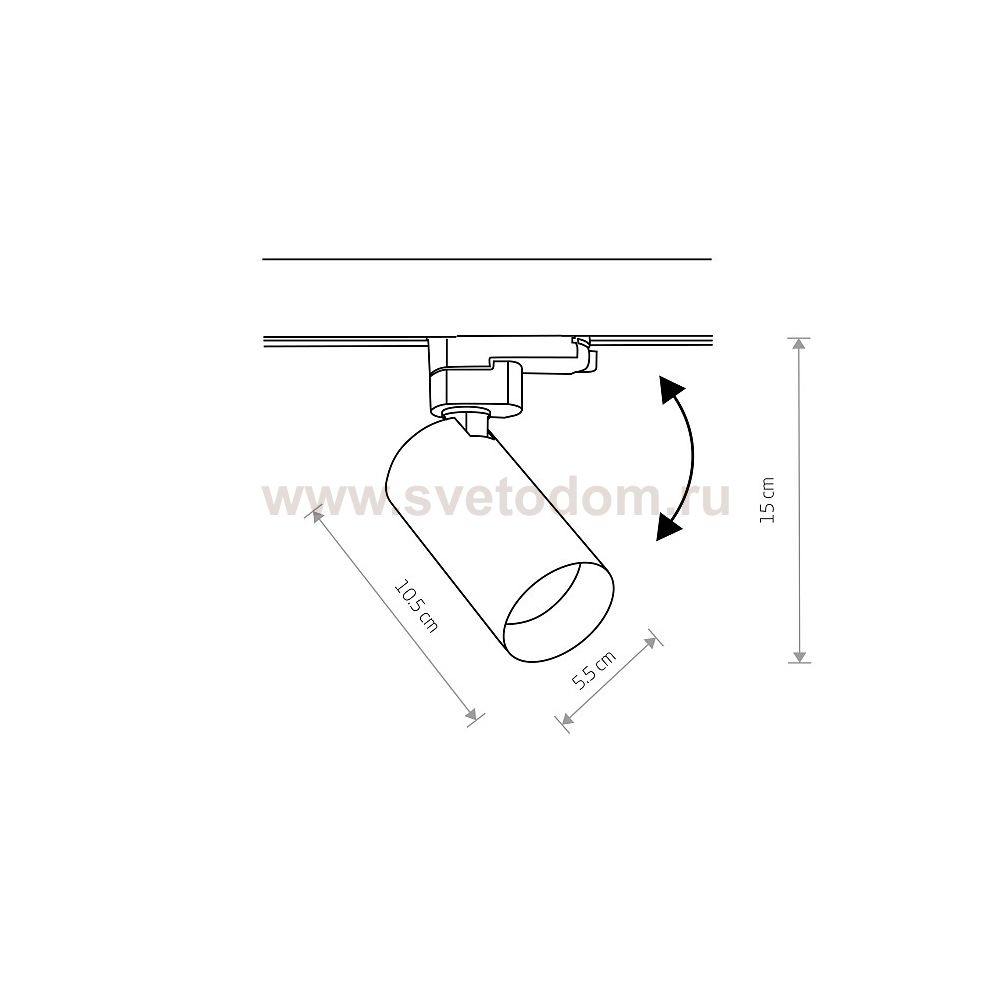 Трековый светильник Nowodvorski Ctls Mono 10235