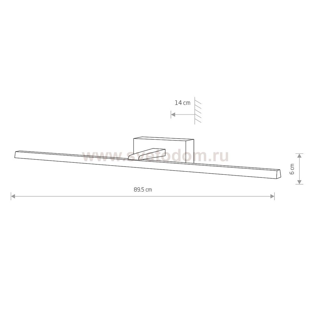 Подсветка для картин Nowodvorski Van Gogh Led Black (Cерия Van Gogh Led, Цвет Черный) арт. 10284