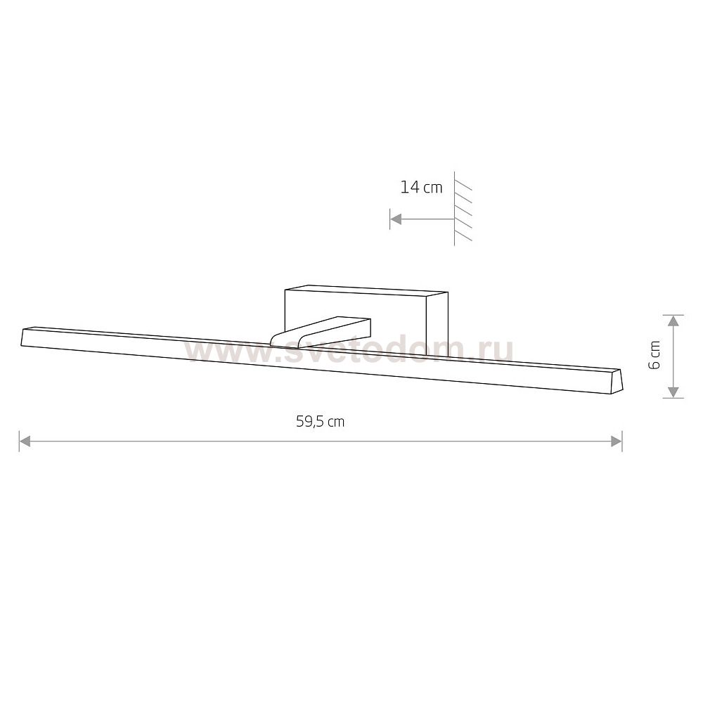 Подсветка для картин Nowodvorski Van Gogh Led White (Cерия Van Gogh Led, Цвет Белый) арт. 10291
