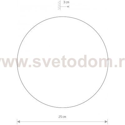 Настенный светильник Nowodvorski Ring Led M 10350