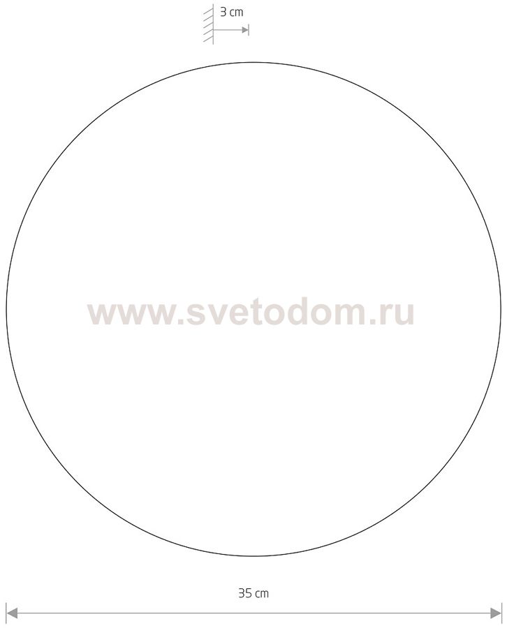 Настенный светильник Nowodvorski Ring Led L 10351