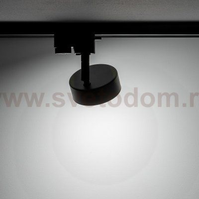 Трековый однофазный светильник Nowodvorski Profile Puck Black (Cерия Profile Puck, Цвет Черный) арт. 10358