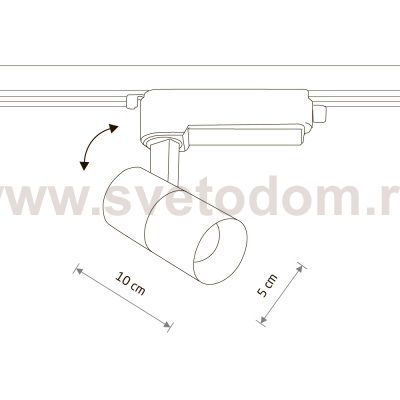 Трековый однофазный светильник Nowodvorski Profile Tinos Led White (Cерия Profile Tinos Led, Цвет Белый) арт. 10372