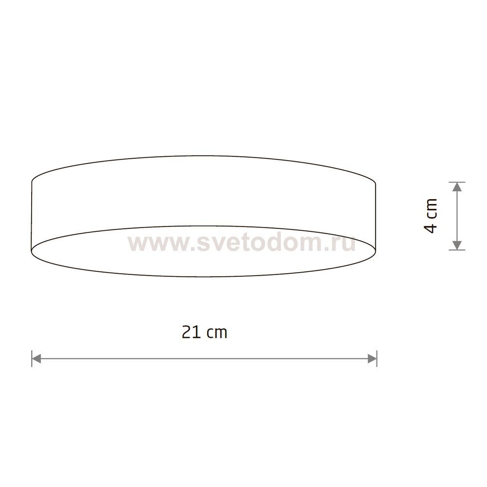 Потолочный cветильник Nowodvorski Lid Round Led White (Cерия Lid Led, Модель круглая, Цвет Белый) арт. 10404
